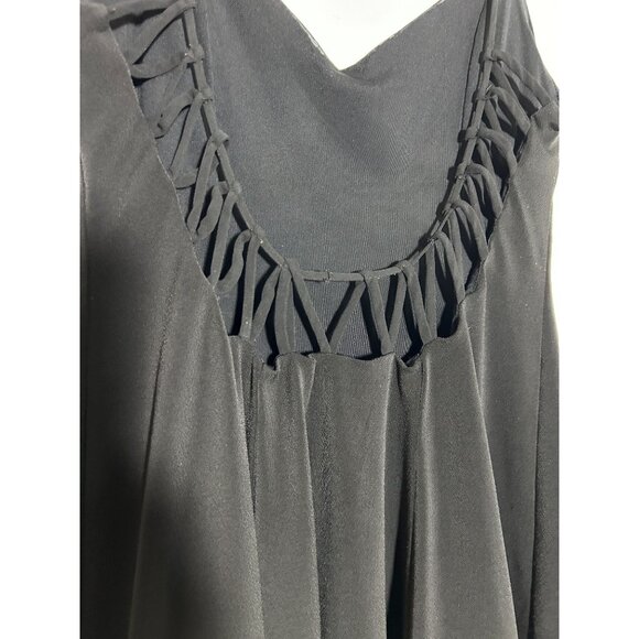 Silence + Noise Scoopback Fit & Flare Mini Dress in Black - Sz XS/S - Picture 6 of 8